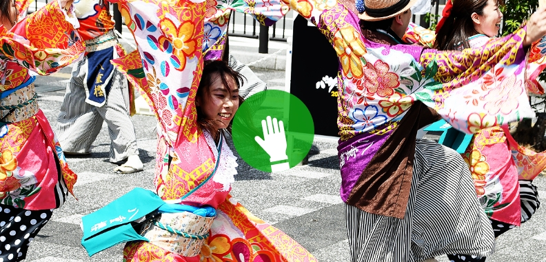 踊り隊の参加について